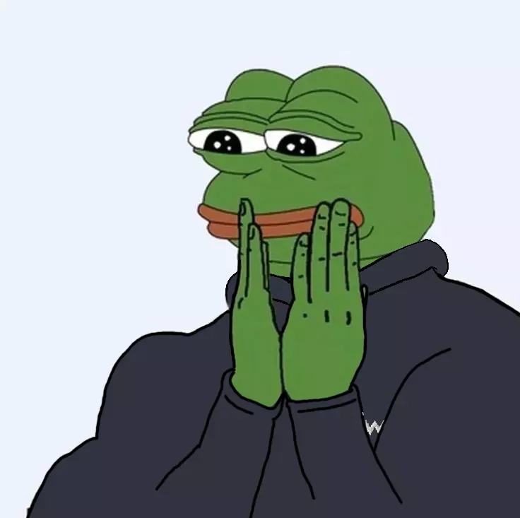 Oh my pepe — Twetch meme