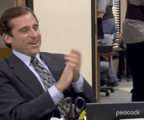 Steve Carell Clapping — Reaction meme