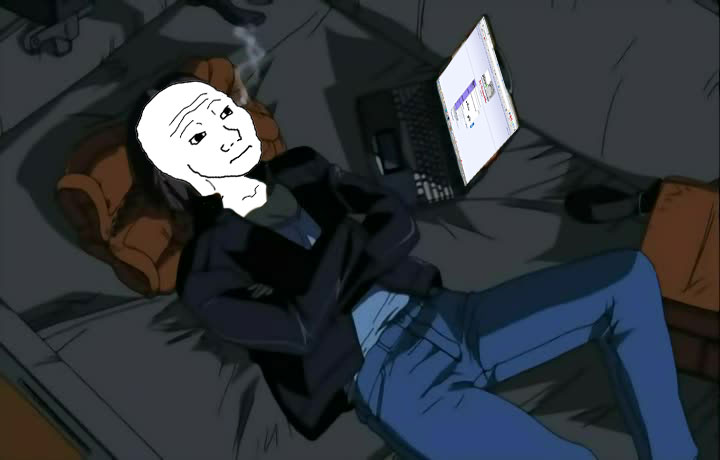 Wojak browsing internet — Wojak meme