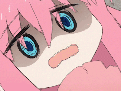 Anime Girl Scared Soulless — Reaction meme