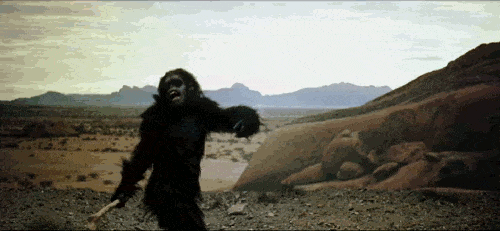 The Legendary Bone Toss 2001 — Reaction meme