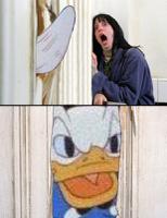 Donald duck breaking through — Reaction meme