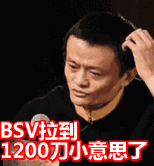 BSV拉到1200刀小意思了 — Reaction meme