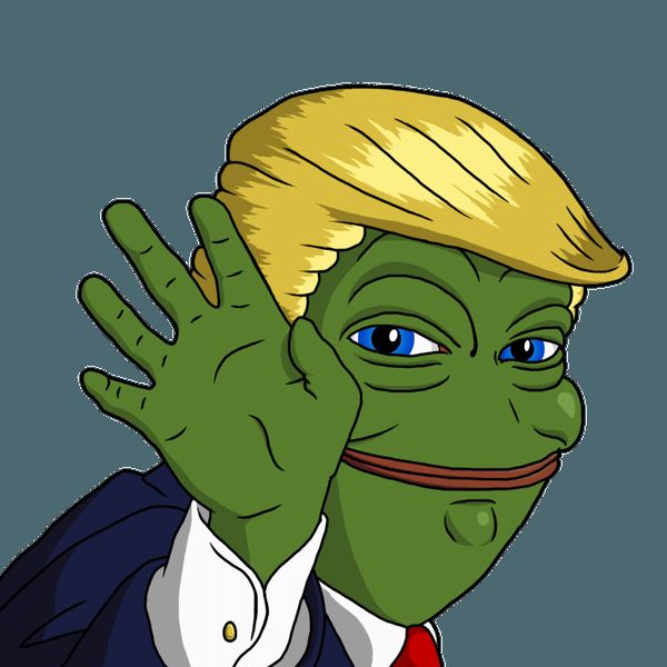 Pepe donald trump waving — Pepe meme