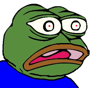 Pepe shocked eyes — Pepe meme