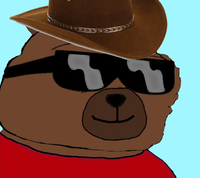 Bobo cowboy hat glasses — Bobo meme