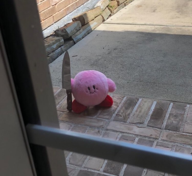 Kiryb plush doll knife — Reaction meme