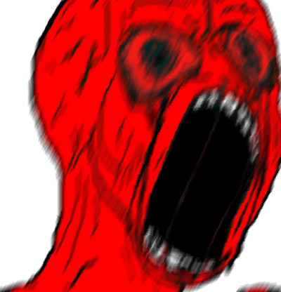 Red wojak bawl — Wojak meme