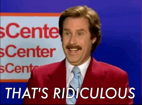 Will Ferrell That's Ridiculous — Reaction meme