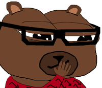 Bobo glasses smirking — Bobo meme