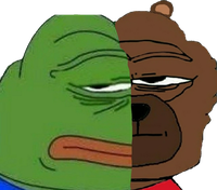 Bobo pepe half face — Bobo meme