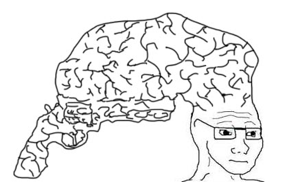 Wojak gun brain — Wojak meme