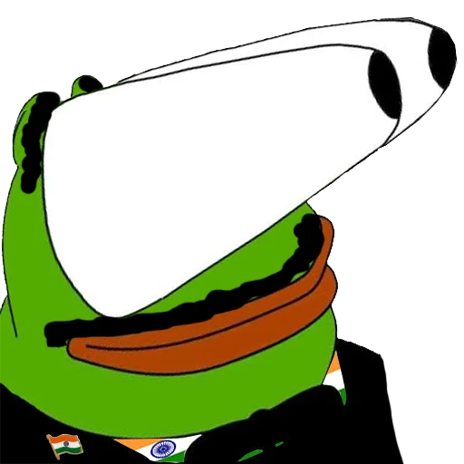 Huge nose side view Jeet Degen sticker — Sticker Packs meme