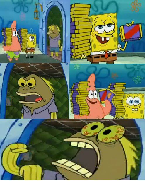 Chocolate Spongebob meme template — Templates meme