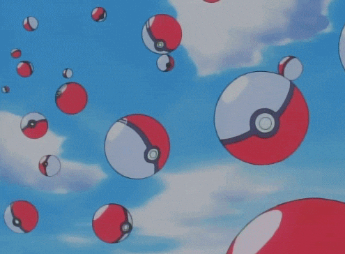 Raining Poke Ball — Reaction meme
