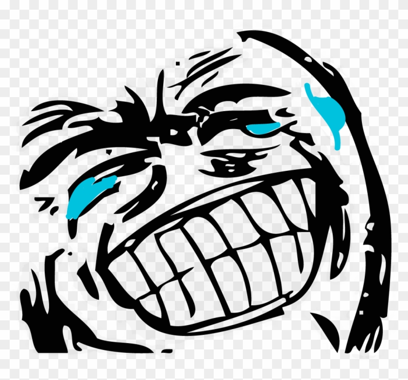 Hysterical laughing face — Reaction meme