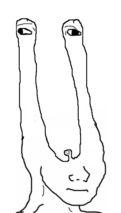 Brainlet wojak ahh real monsters — Brainlet meme
