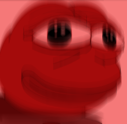 Pepe red closeup — Pepe meme