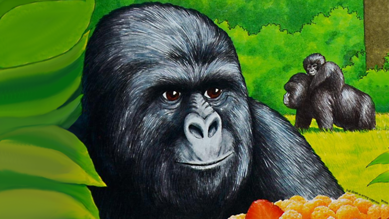 Jimmies rustled gorilla and family — Reaction meme