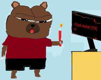 Bobo holding red candle — Bobo meme