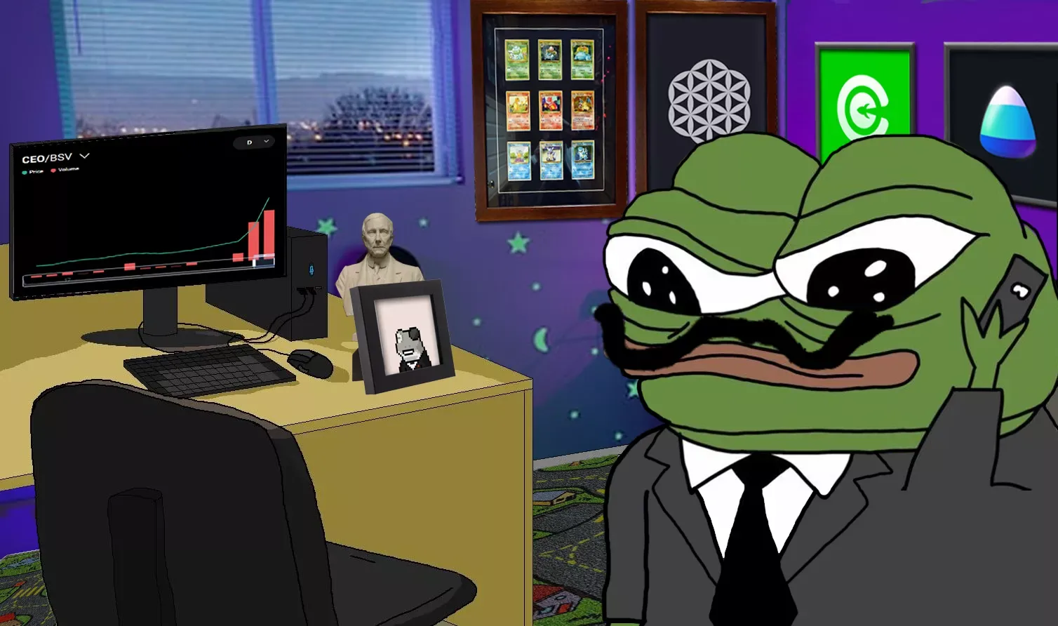 CEO Apu — Twetch meme