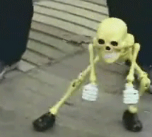 Dancing skeleton — Reaction meme