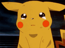 Pikachu Crying with Tears — Reaction meme