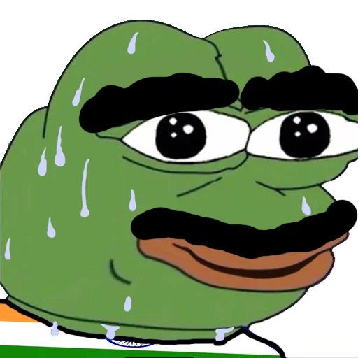 Sweating smile Jeet Degen sticker — Sticker Packs meme