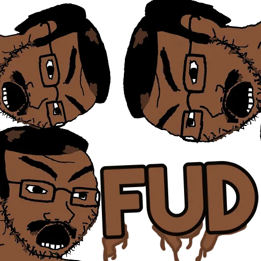 Fud heads Jeet Degen sticker — Sticker Packs meme