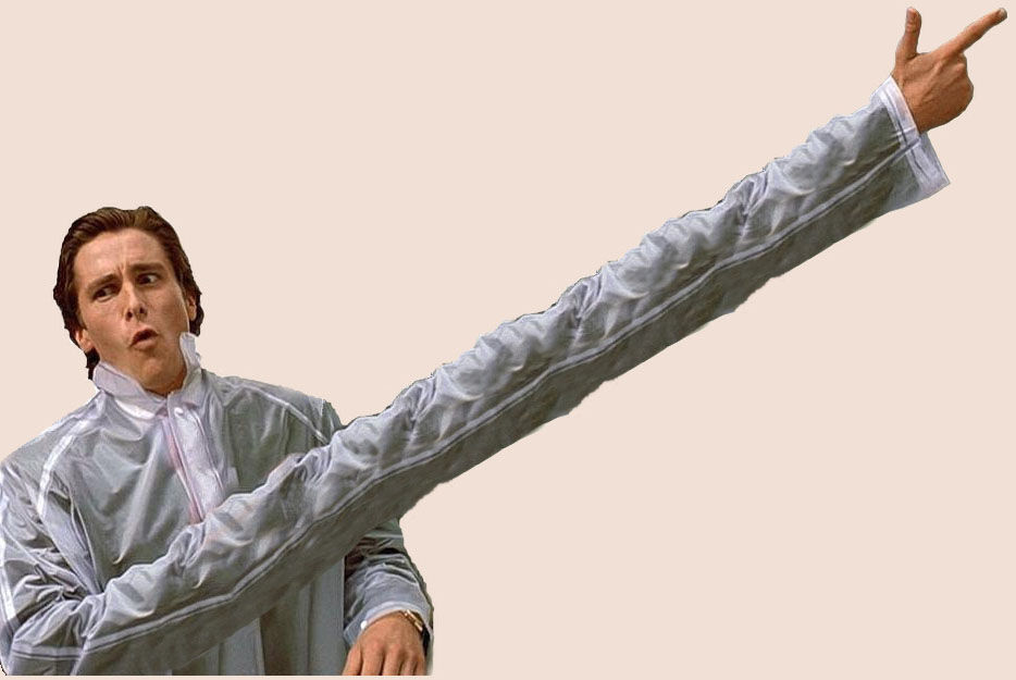 Long armed bateman — Reaction meme