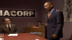 Dave Chapelle Barking — Reaction meme
