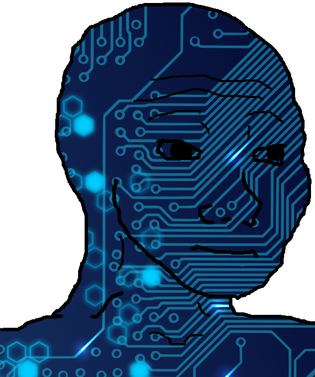Wojak blue circuit board — Wojak meme