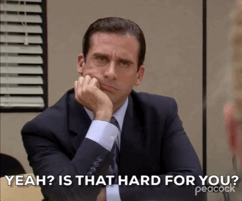 Steve Carell Yeah? Is That Hard For You? — Reaction meme