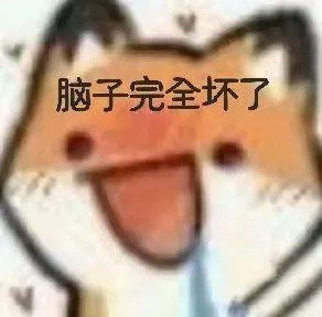 脑子完全坏了 — Reaction meme