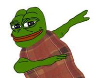 Pepe comfy dab — Pepe meme
