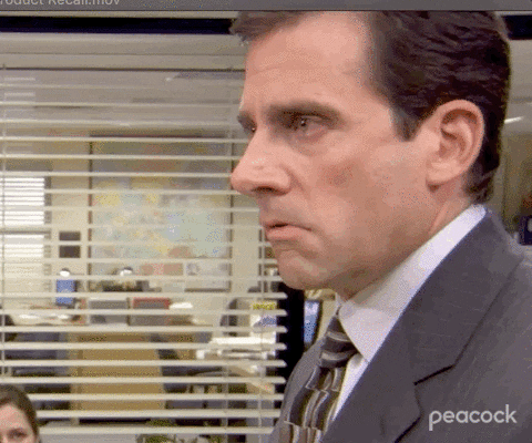 Steve Carell Confused — Reaction meme