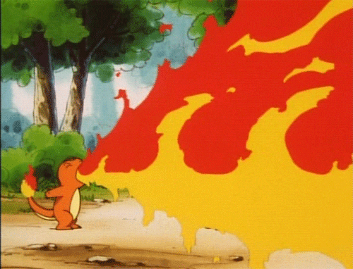 Charmander Fire Breathing — Reaction meme