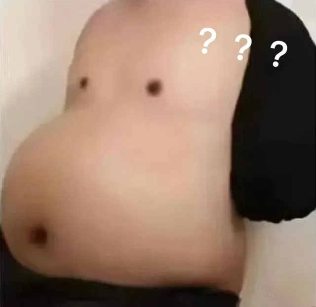 Belly Question Mark — Reaction meme