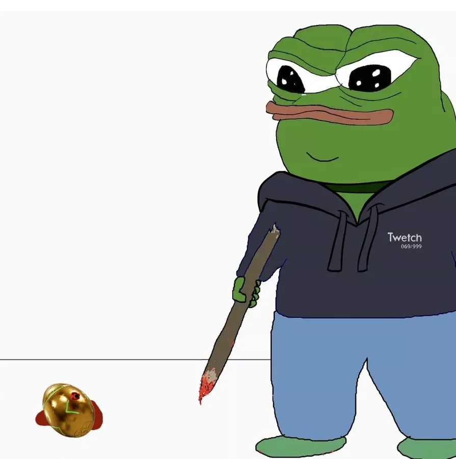 Poke the egg — Twetch meme