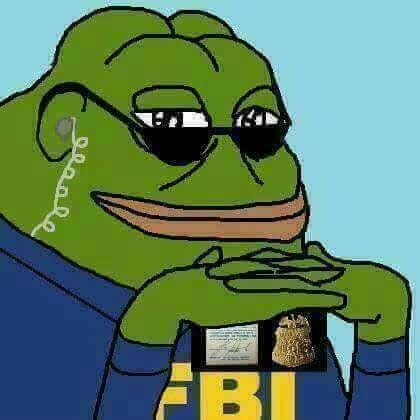 Pepe smug fbi agent — Pepe meme