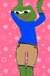Pepe dancing like cat girl — Pepe meme