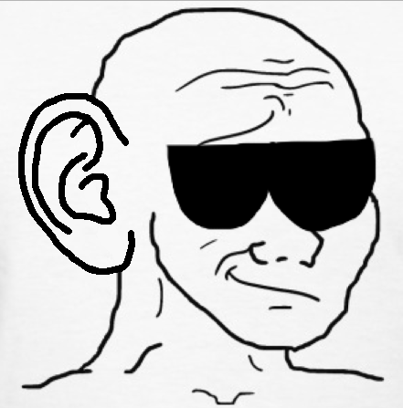 Wojak big ear sunglasses — Wojak meme
