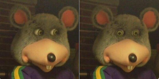 Chuck e cheese reaction face — Reaction meme