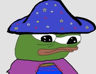 Pepe wizard hat — Pepe meme
