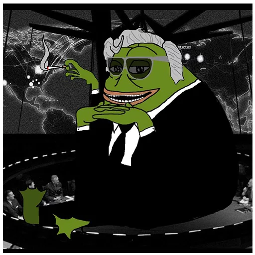 Goth vampire Groyper sticker — Sticker Packs meme