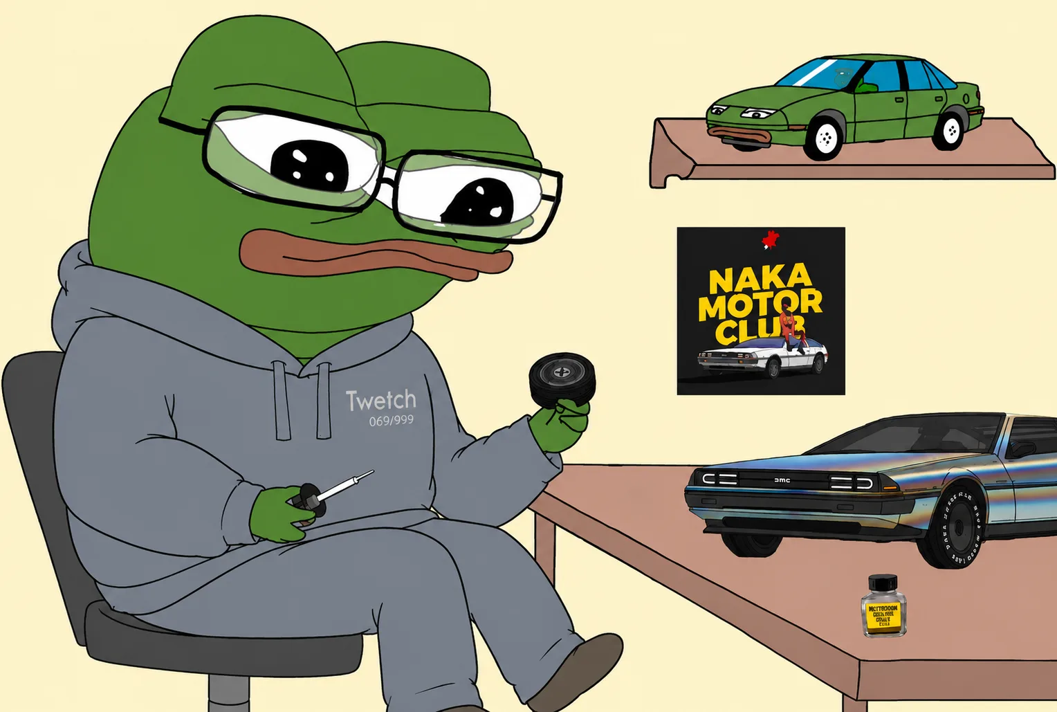 Apu model car — Twetch meme