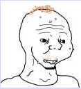 Brainlet young wojak — Brainlet meme
