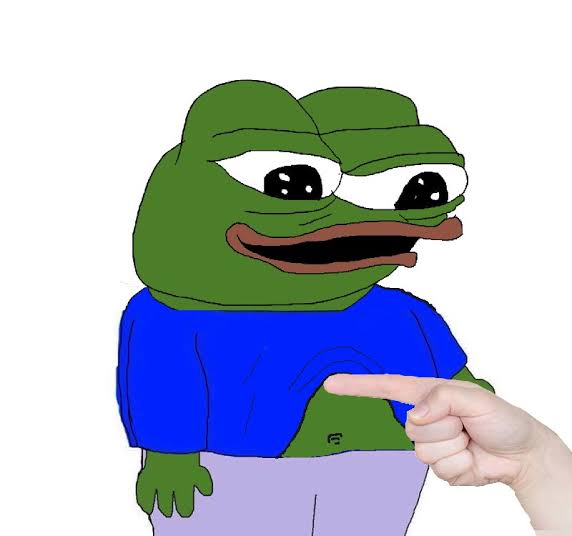 Pepe gets belly button tickled — Pepe meme