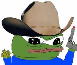 Pepe sheriff — Pepe meme