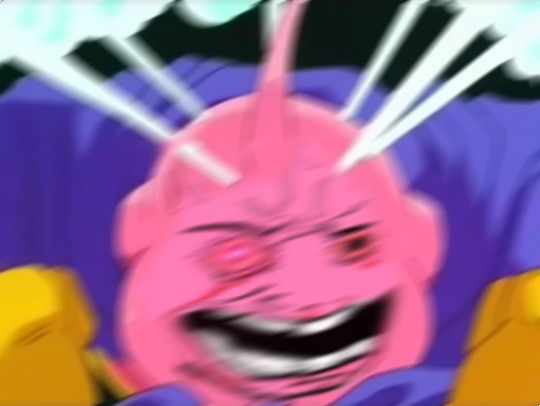 Pink wojak majin buu in pain — Wojak meme
